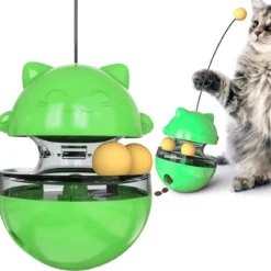 Katten Speelgoed, Kattenspeeltje, Kitten Speeltje, Kitten Speelgoed, Kitten Bal, Huisdier Speelgoed, Belonings Speelgoed, Kattenveer, Interactief Speelgoed, Intelligentie, Gezondheid, Kleur Groen