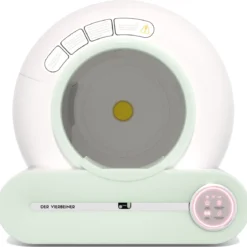 DER VIERBEINER ® XXL Kattenbak 65L- Automatische Kattenbak – Elektrisch – Kattenbak Zelfreinigend – Bedienen Via De App