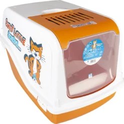 De Smurfen – Azrael Gesloten Kattentoilet – 57x39x38cm – Duvo Plus