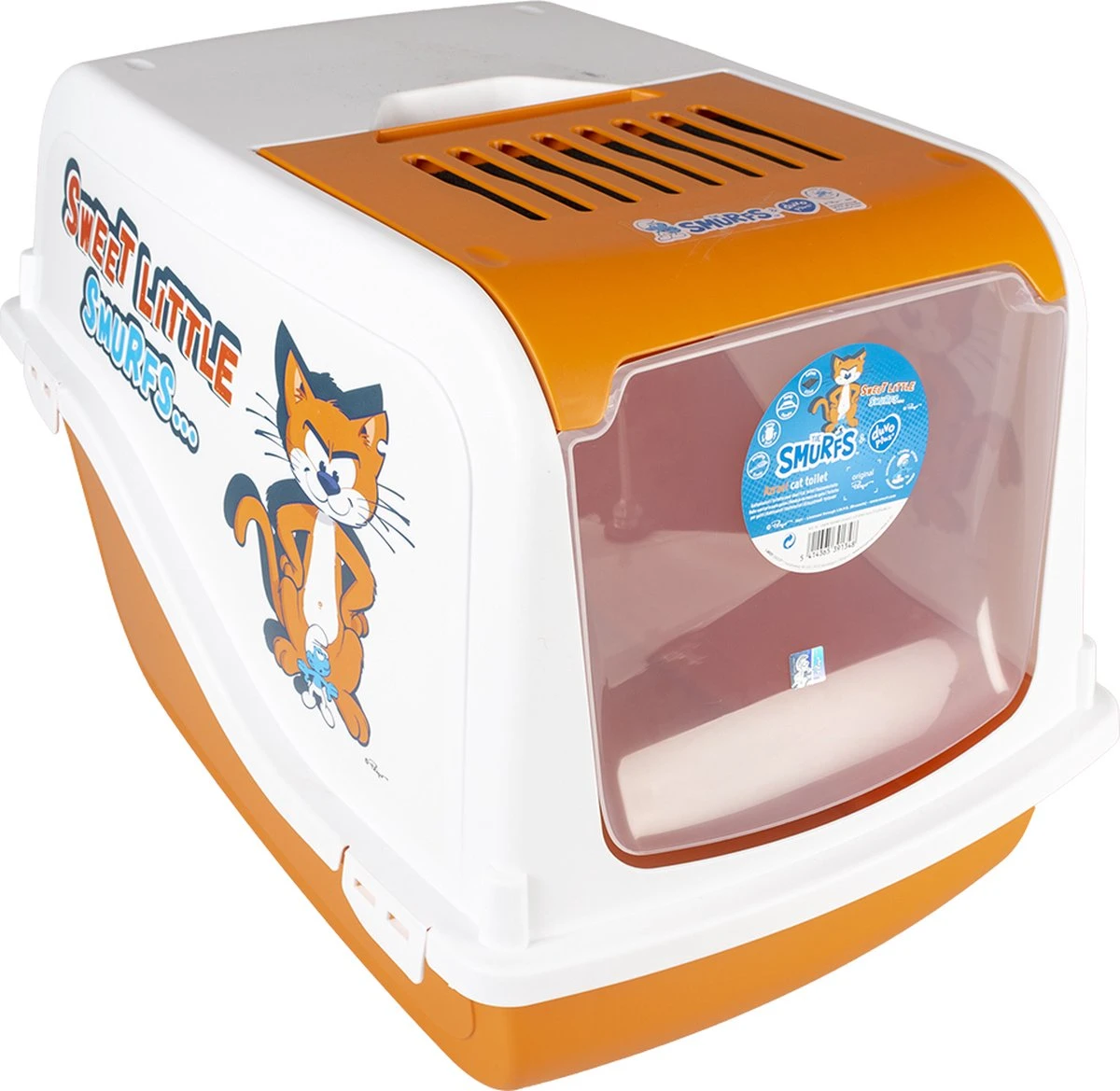 De Smurfen β Azrael Gesloten Kattentoilet β 57x39x38cm β Duvo Plus