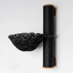 RHRQuality Wandmeubel Wandmontage Klimmuur Kat 84 X 15cm Sisalpaal XXL Met Hangmat 45cm Blackline Donkergrijs Wand Muur Krabpaal Katten Muurbevestiging