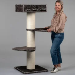 Krabpaal Royalty Taupe Voor Grote Katten Van RHRQuality