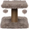 Topmast Krabpaal Fluffy Langhaar – Nairobi – Beige – 34 X 34 X 34 Cm – Krabpaal Voor Katten – Met Kattenspeeltjes – Duurzaam Sisal Touw