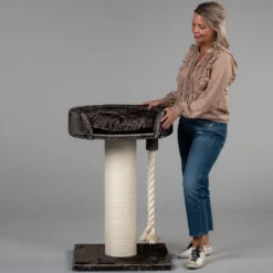 Krabpaal Voor Grote Katten Chartreux Taupe Grijs Van RHRQuality