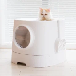 Skipoo Kattenbak Space Series – Kattenmand Met Lade – Inclusief Kattenbak Schep – Grote Kattenbak