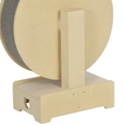 PawHut Krabpaal Kattenboom Loopwiel Voor Katten Met Tapijt Klimrek Sisaltouw D30-306