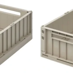 Liewood Kratjes Weston Met Deksel Medium – Sandy (set Van 2)