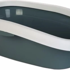 Stefanplast Sprint 20 – Kattenbak – Wit/Lichtblauw – 39x58x17 Cm