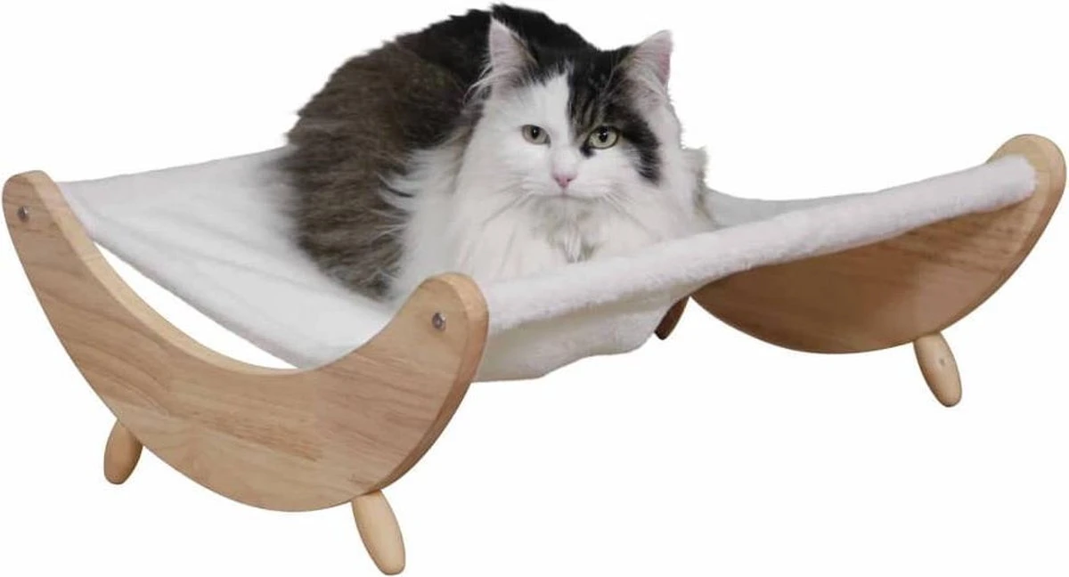 Kerbl Kattenhangmat Dream 51x46x19,5 Cm Beige En Wit