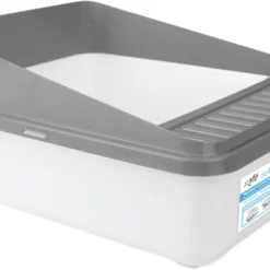 All For Paws AFP Go Fresh – High Back Cat Litter Box Small – Grijs