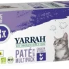 Yarrah Cat Alu Pate Multipack Chicken / Turkey Kattenvoer 2x 8×100 Gr NL-BIO-01