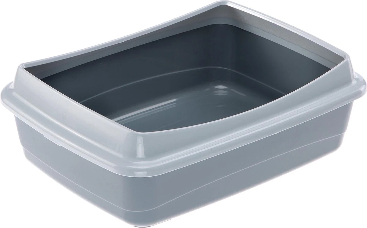 Ferplast Kattenbak Nip Plus 10 Liter 47 X 36 X 15,5 Cm Grijs