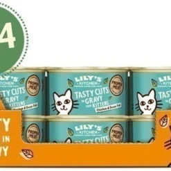 Lily’s Kitchen Cat Kitten Chicken / Ocean Fish Tasty Cuts In Gravy Kattenvoer 24×85 Gr
