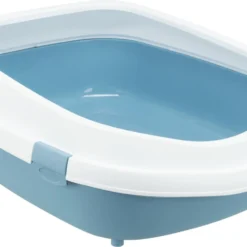 Trixie Kattenbak Primo Met Rand Blauw / Wit – XXL 71X56X25 CM