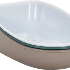 VidaXL Kattenbak Met Deksel 58,5×39,5×43 Cm Polypropeen Wit En Bruin