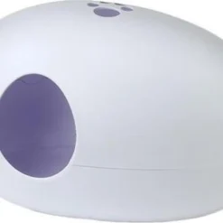 SinDesign Poopoopeedo Kattenbak – Wit – Ovaal