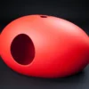 SinDesign Poopoopeedo Kattenbak – Rood – Ovaal