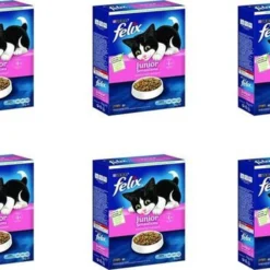 Felix – Kattenvoer – Sensations Droog Junior – 1 KG – Per 6 Verpakking