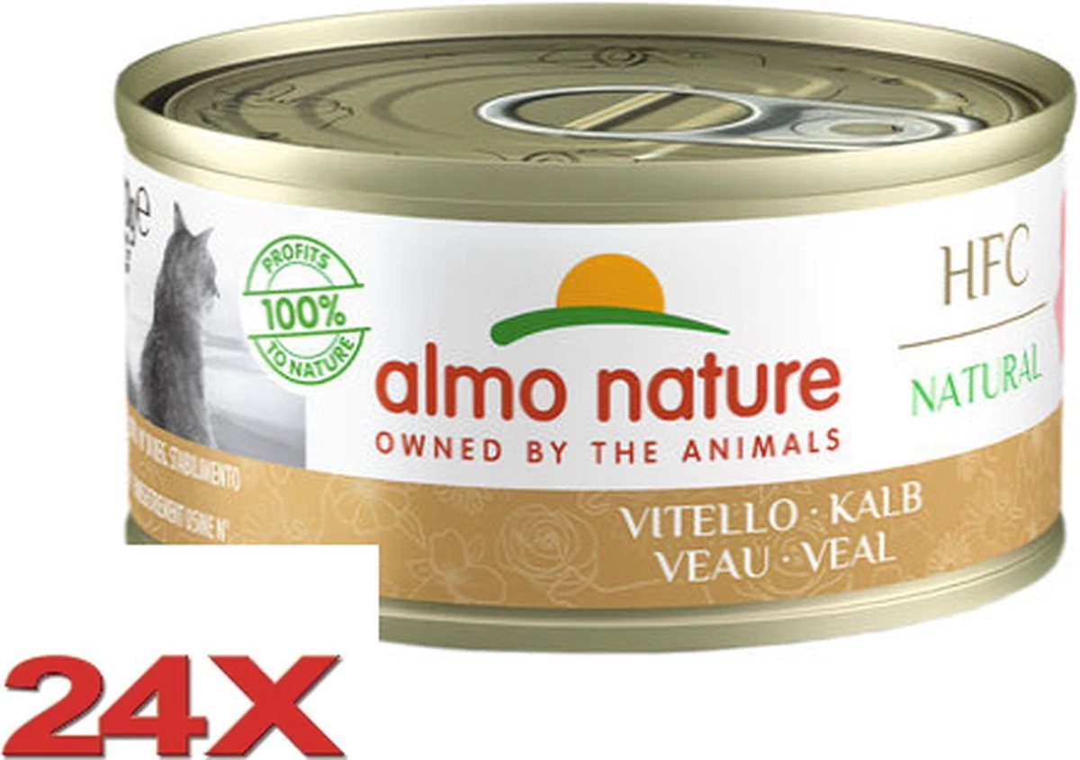 Almo Nature HFC β Kattenvoer β Kalf β 24x70gr