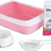 Savic Kattenbakset Iriz 42 X 31 Cm Roze 15-delig