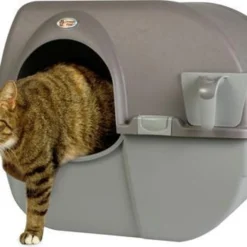 Omega Paw Zelfreinigende Kattenbak L – Bruin – 50 X 56 X 50 Cm