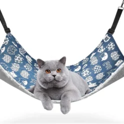 DOWO® – Kattenhangmat XL – 35x52cm -Kattenmand – Kattenbed – Kat Decoratie – Kattenkussen