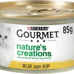 Gourmet Nature’s Creations – Kattenvoer Natvoer – Kip – 24 X 85
