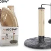 Krabpaal Met Speeltje – Katten – Mascow – Grijs