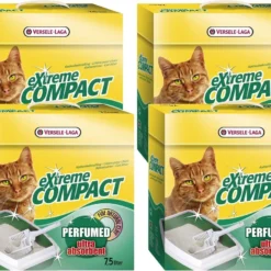 Versele-Laga Extreme Compact Geparfumeerd – Kattenbakvulling – 4 X 7.5 L