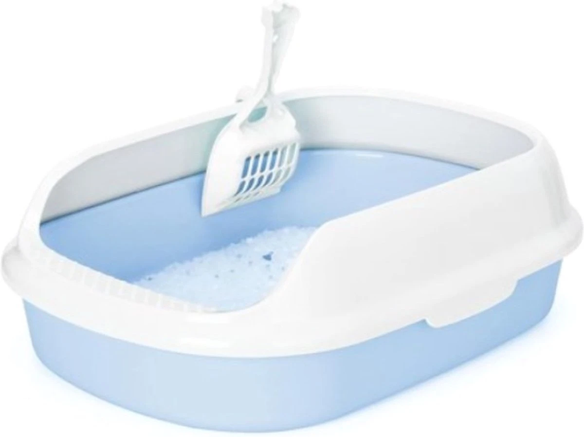 Nobleza 48WLD β Kattenbak Met Schepje β S β Blauw