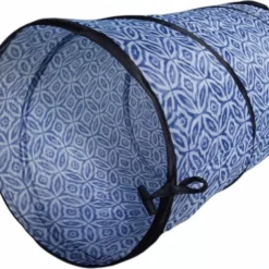 Kattenspeeltunnel – 28 X 40 Cm – Blauw – Cat Play Tunnel – Katten Speeltuinen – Katten Speelgoed – Kattentunnel – Katten Tunnel – Opvouwbaar – Dierendag