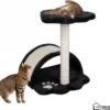 Kats Kattenpaal Krabpaal Met Huis En Relaxplateu L – 35 X 35 X 44 Cm – Bruin