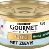 Gourmet Gold Malse Lekkernijen – Kattenvoer Natvoer – Met Zeevis – 24 X 85 Gr