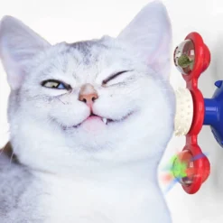 Windmolen Kat Speelgoed Interactieve Huisdier Speelgoed Voor Katten Puzzel Kat Game Speelgoed Met Draaimolen Draaitafel Voor Kitten Borstel Tanden Huisdier
