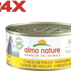 Almo Nature HFC – Kattenvoer – Kippenbout – 24x150gr