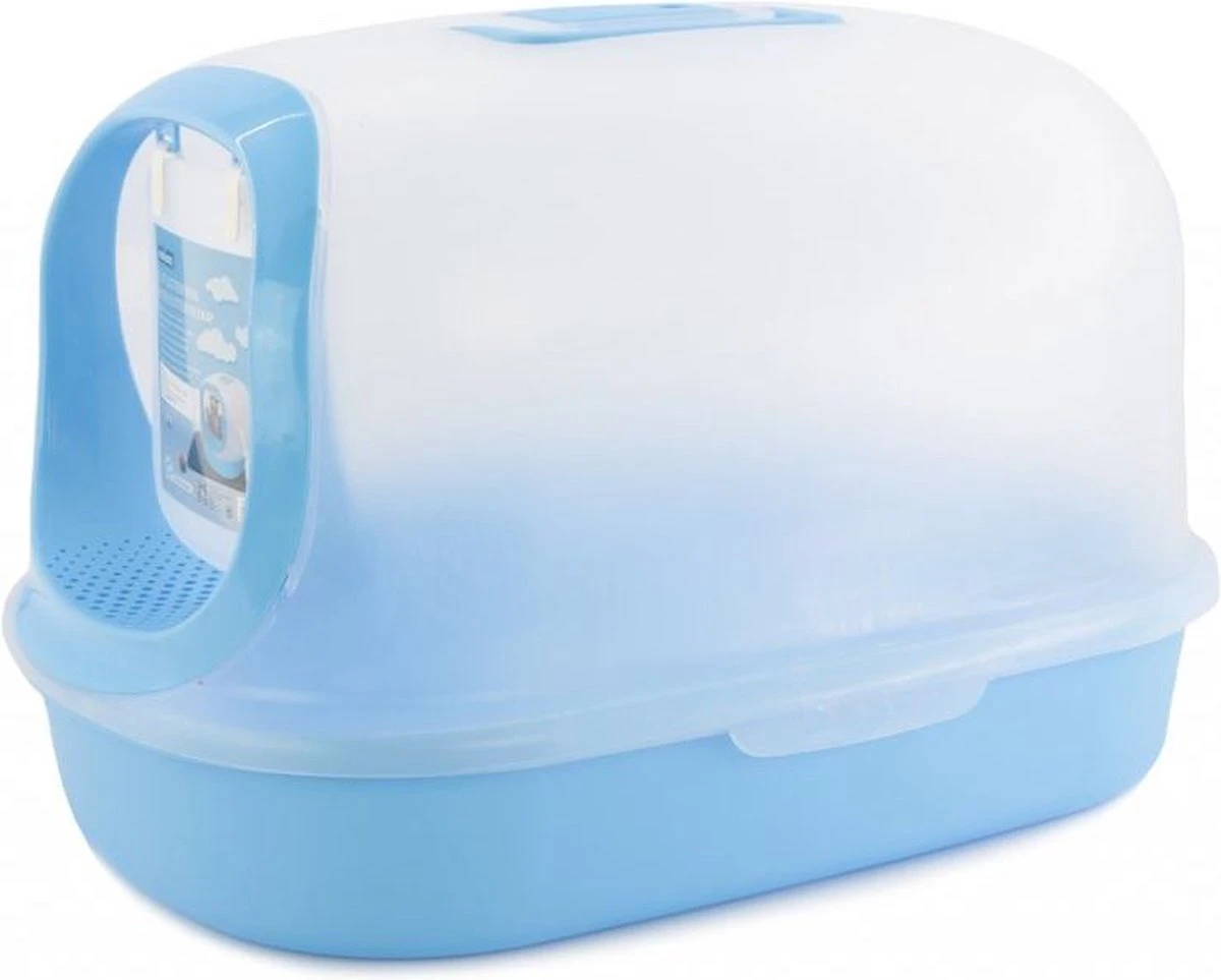 Nobleza 48WLM β Kattenbak Met Kattenbakschep β 55x39x36 Cm β Blauw β L