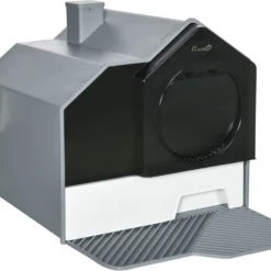 PawHut Katzentoilette Mit Zwei Deodorants D31-077V00