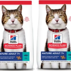 Hills 2x Hill’s – Feline Mature Adult Tonijn – Kattenvoer – 1.5kg