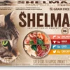 Shelma Kattenvoer – Natvoer Filets In Saus Met Kip – Rund – Zalm En Kabeljauw – 48 X 85 G