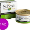 Schesir Kat Blik Gelei Vis Tonijn/Kipfilet – Kattenvoer – 14 X 85 G