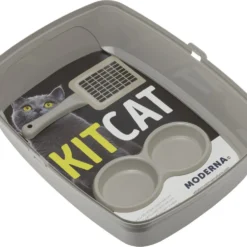 Moderna Kitcat Starterkit – Kattenbak – Grijs