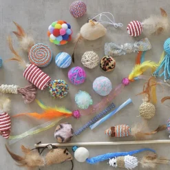 Mega Grote Katten Speelgoed Set! 28 Delige Moderne Katten Speelgoed – Katten Speeltjes – Kattenspeeltjes Intelligentie – Kattenhengel – Katten Balletjes – Kattenspeeltje Interactief