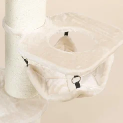 Grote, Crème Beige Kleurige Crown Hangmat (voor 12, 15 Of 20 Cm Palen) Voor Grote Katten Van RHRQuality