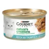 12x85g Nature’s Creations Mini Filets Tonijn Met Tomaat & Rijst Gourmet Kattenvoer