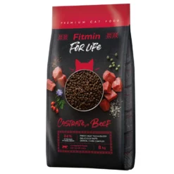 8kg Fitmin Cat For Life Castraat Met Rund Droog Kattenvoer