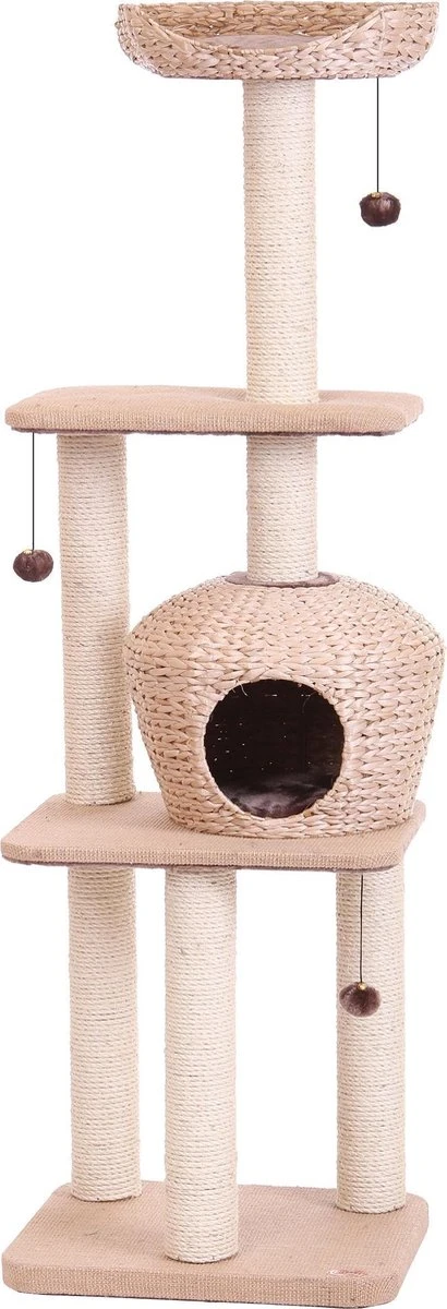 Nobby Nanuk Krabpaal โ Beige โ 50 X 40 X 156 Cm