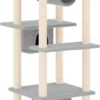 La Dolce Vita – Kattenmeubel Met Sisal Krabpalen 169 Cm Lichtgrijs
