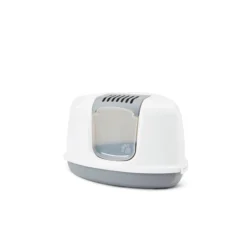 Savic Nestor Corner – Kattenbak – Wit Grijs