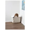 Savic Kattentoilet Hop In 38.5 X 58 X 39.5 Cm – Kattenbak – Wit&Mokka