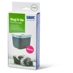 Savic Kattentoilet Bag It Up Hop In – Kattenbak – 58.5x39x39.5 Cm Transparant